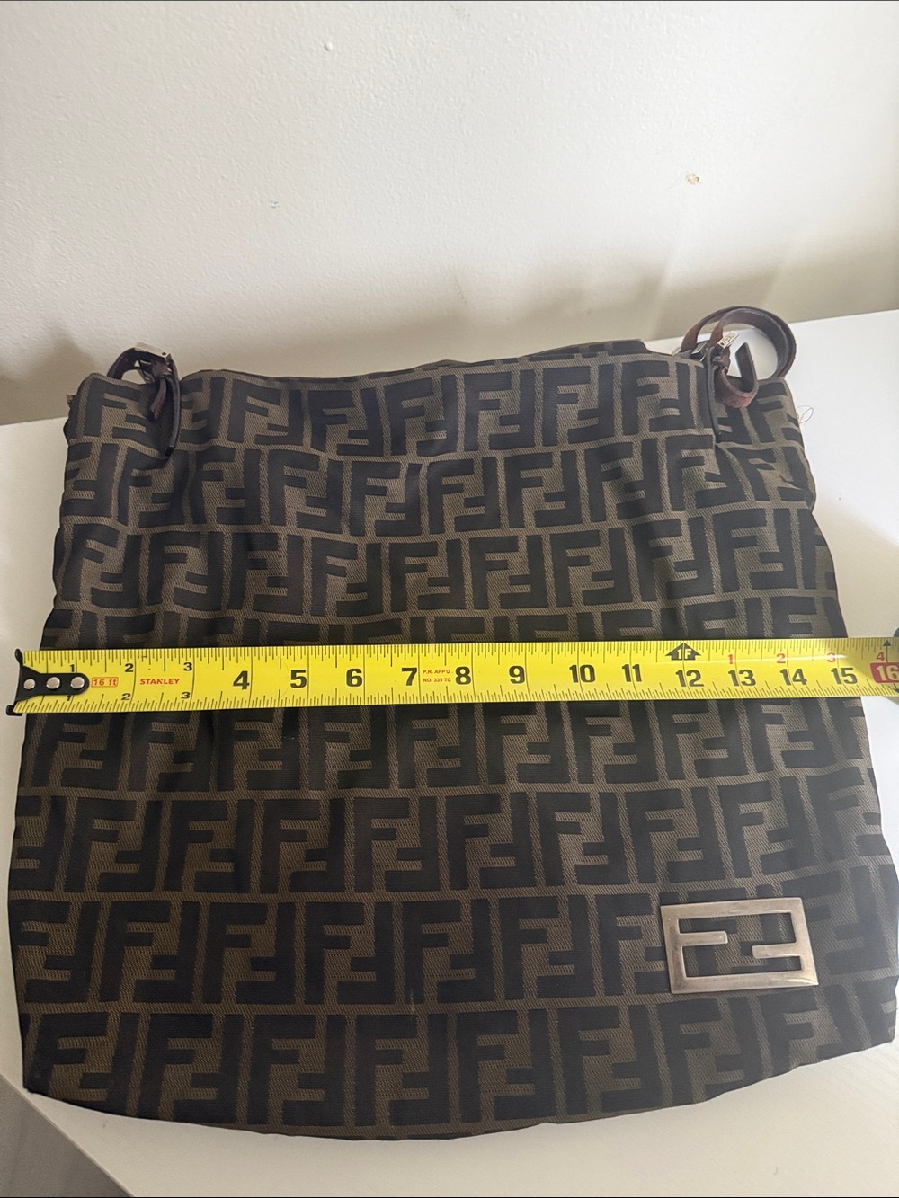 Fendi Leather Tab Accent in Deep Brown & Fendi Wallet bundle! - Picture 6 of 13